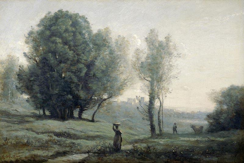 Jean-Baptiste Camille Corot Landscape France oil painting art